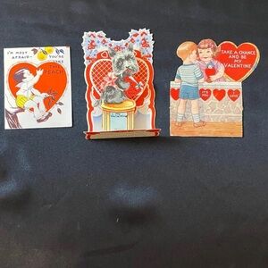 Three Vintage  Valentines P